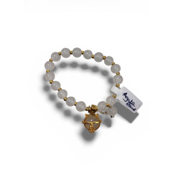 Bracelet en quatz blanc