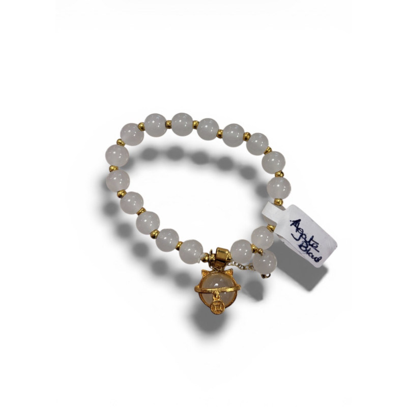 Bracelet en quatz blanc