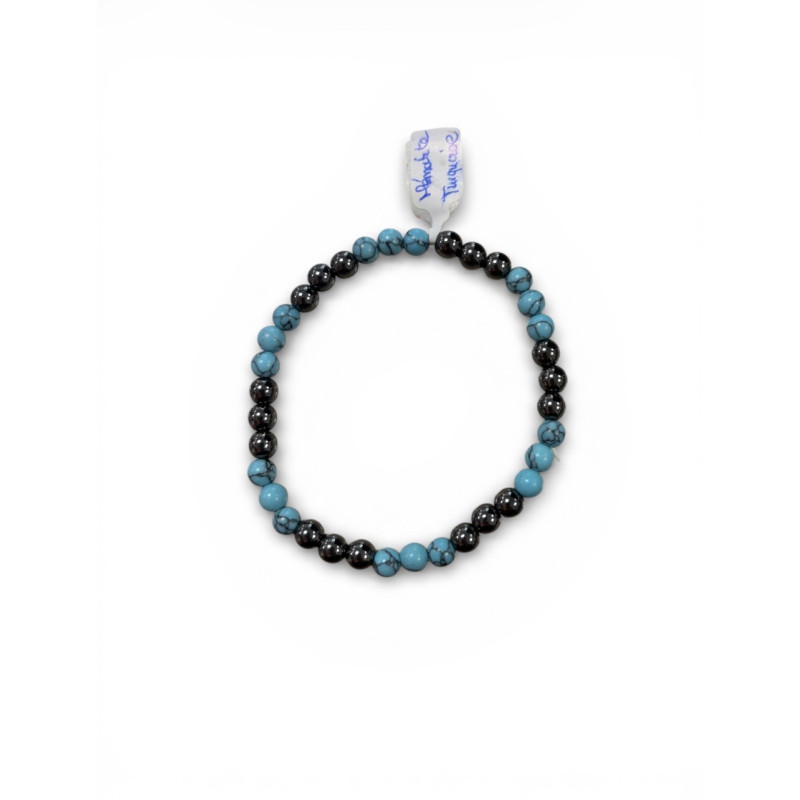 Bracelet en hématite turquoise
