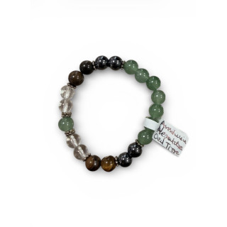 Bracelet en Aventurine, Hématite et Œil de tigre
