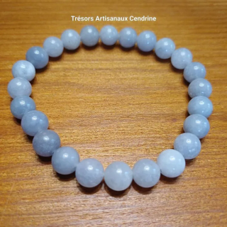 Bracelet en perles d'Aigue marine