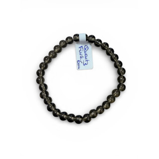 Bracelet en pierre de quatz fumé