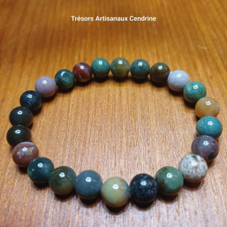 Bracelet en agate indienne