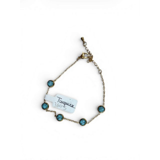 Bracelet en perles de pierres Turquoise