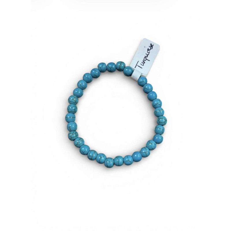 Bracelet en pierres naturelles – Turquoise