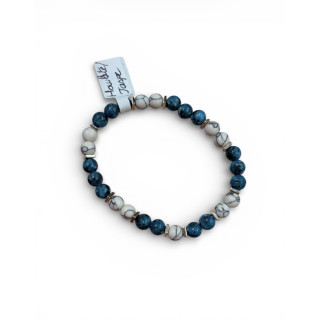 Bracelet howlite et jaspe