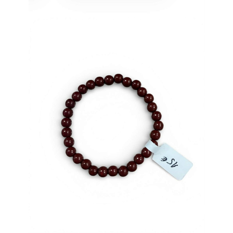 Bracelet en pierres naturelles – Cinabre