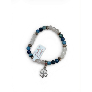 Bracelet en pierres naturelles – Agate / Quartz