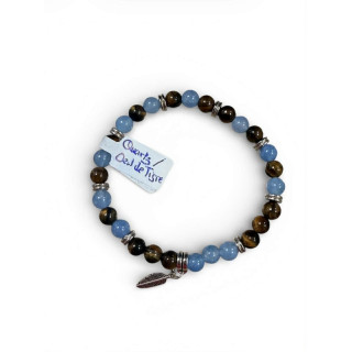 Bracelet Quartz / Oeil de tigre