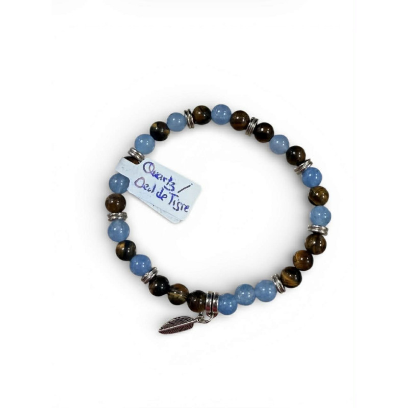 Bracelet Quartz / Oeil de tigre