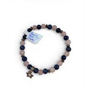 Bracelet Quartz rose / Jaspe