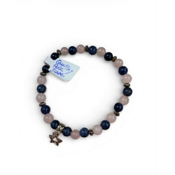 Bracelet Quartz rose / Jaspe