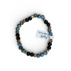Bracelet agate calsilice