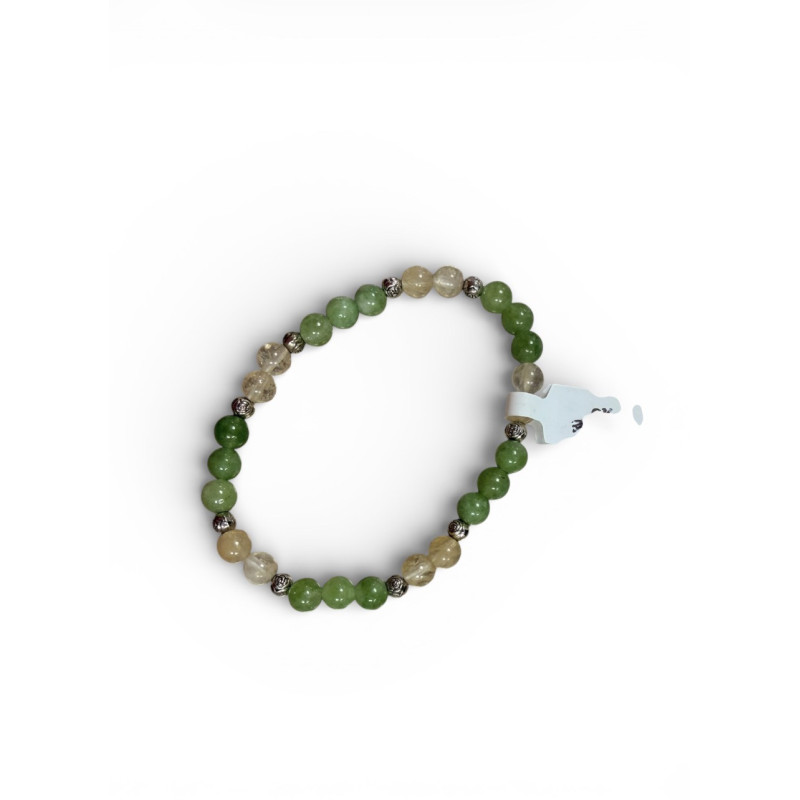 Bracelet lépidot et citrine
