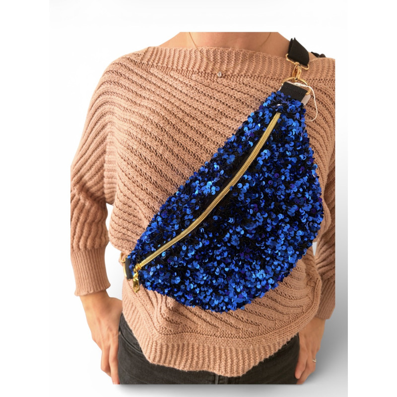 Banane M- Sequins bleus roi