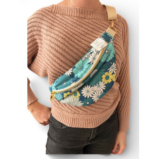 Banane M- Fleurs bleues