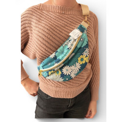 Banane M- Fleurs bleues