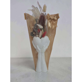 Bouquet de savons avec vase