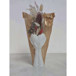 Bouquet de savons avec vase
