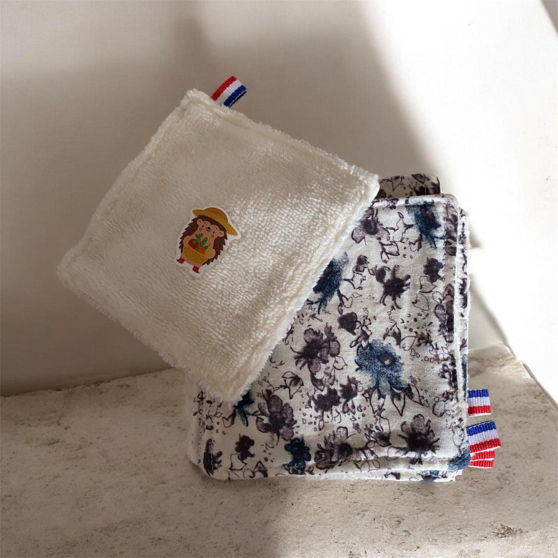 Lingette enfant en tissu & éponge