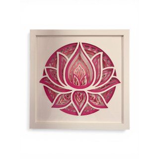 Cadre 25X25 - Lotus