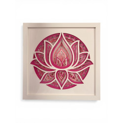 Cadre 25X25 - Lotus