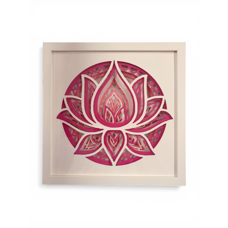 Cadre 25X25 - Lotus