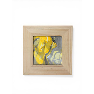 Cadre 21X21 - Brume dorée