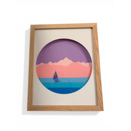 Cadre 22X26 - Au fil de l'eau