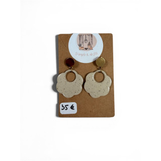 Boucles d'oreilles en céramique