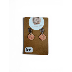 Boucles d'oreilles en céramique