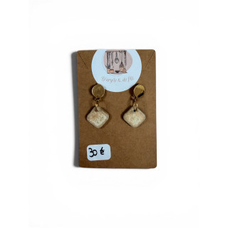 Boucles d'oreilles en céramique