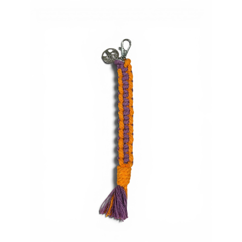 Porte-clés macramé