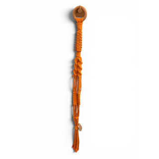 Suspension macramé curcuma