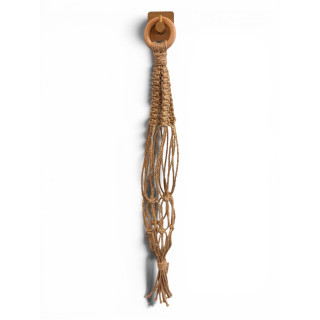 Suspension macramé jute