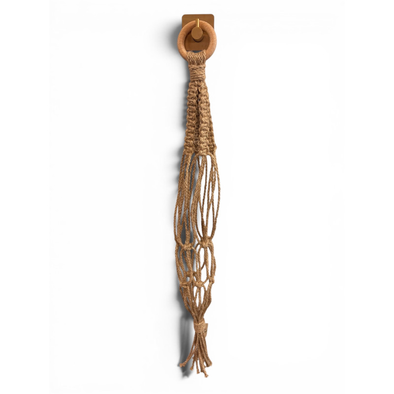 Suspension macramé jute