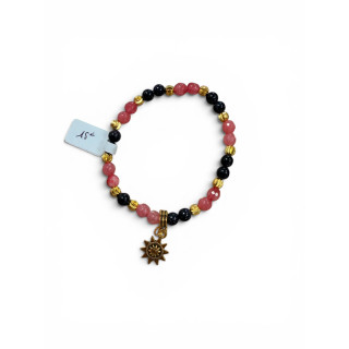 Bracelet en pierre de ciel etoilée