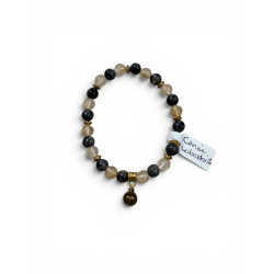 Bracelet en citrine labradorite