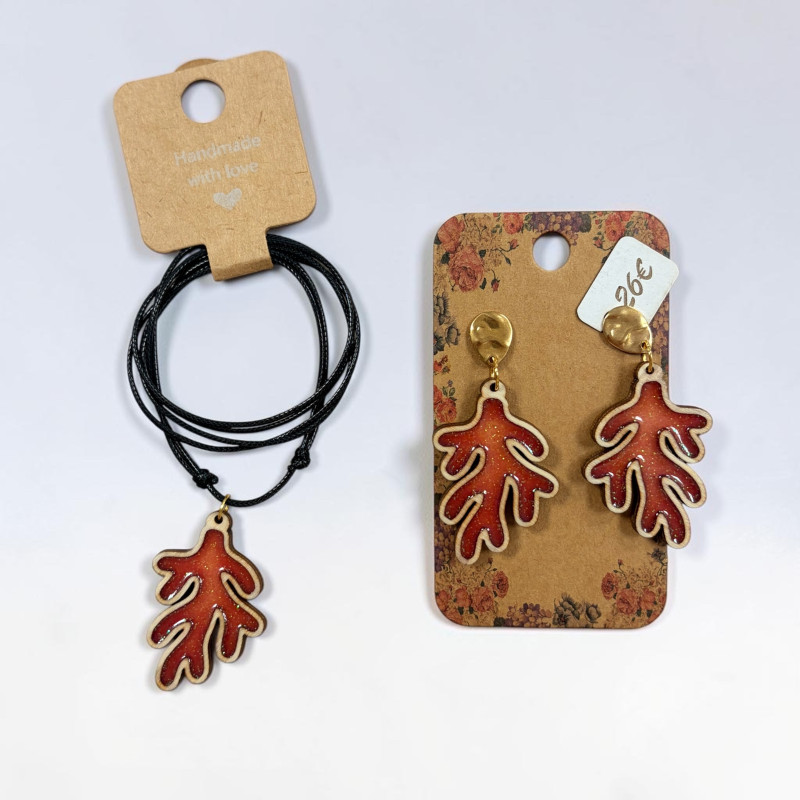 Parure Branche de Lagon - Ref P03