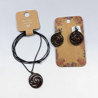 Parure Vortex d'Ambre - Ref P05