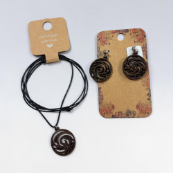 Parure Vortex d'Ambre - Ref P05