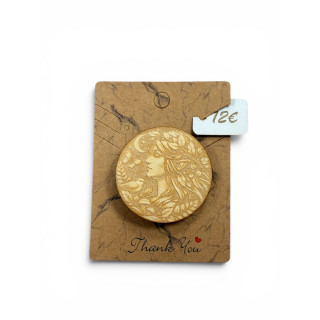Broche Muse des bois - Ref BR04
