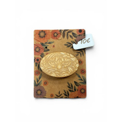 Broche Oeil de Jungle - Ref BR07