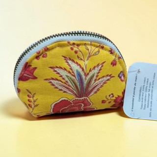 Boursiquette coton indien Jaune
