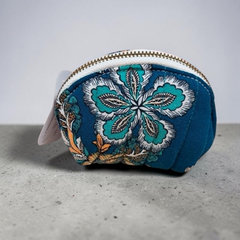 Boursiquette coton indien Bleue/orange