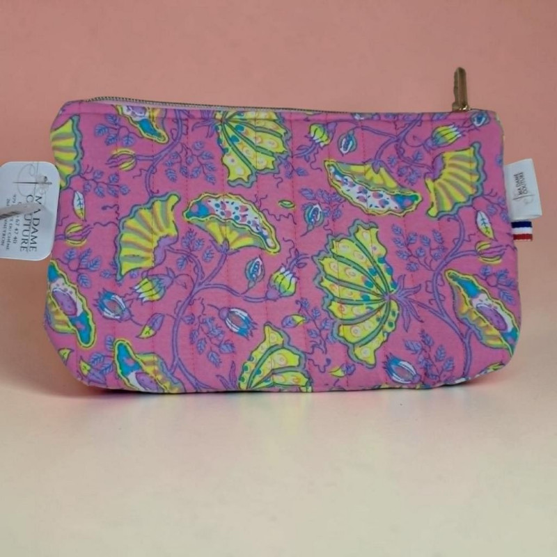 Pochette Rose/Jaune