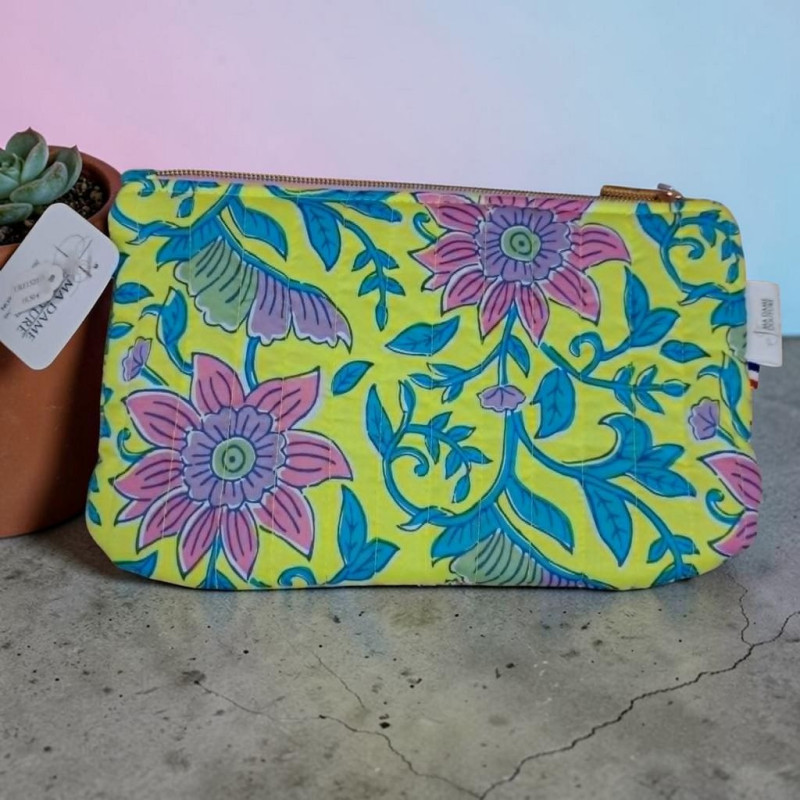 Pochette Jaune/Bleue