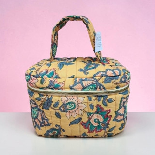 Vanity coton indien moutarde