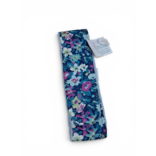 Bandeau Skin care Fleurs bleue/mauve
