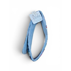 Bandeau Skin care Fleurs bleue/mauve